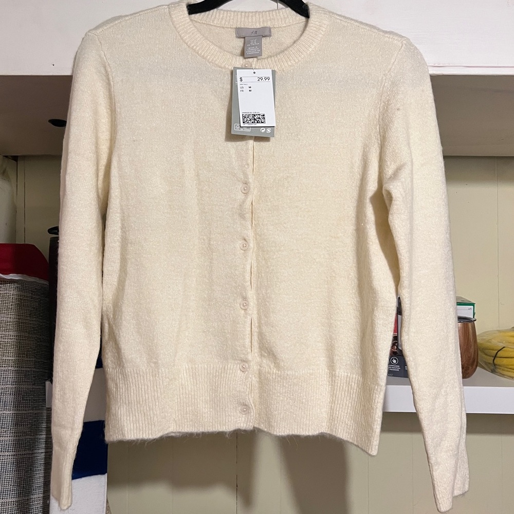 Cream cardigan
